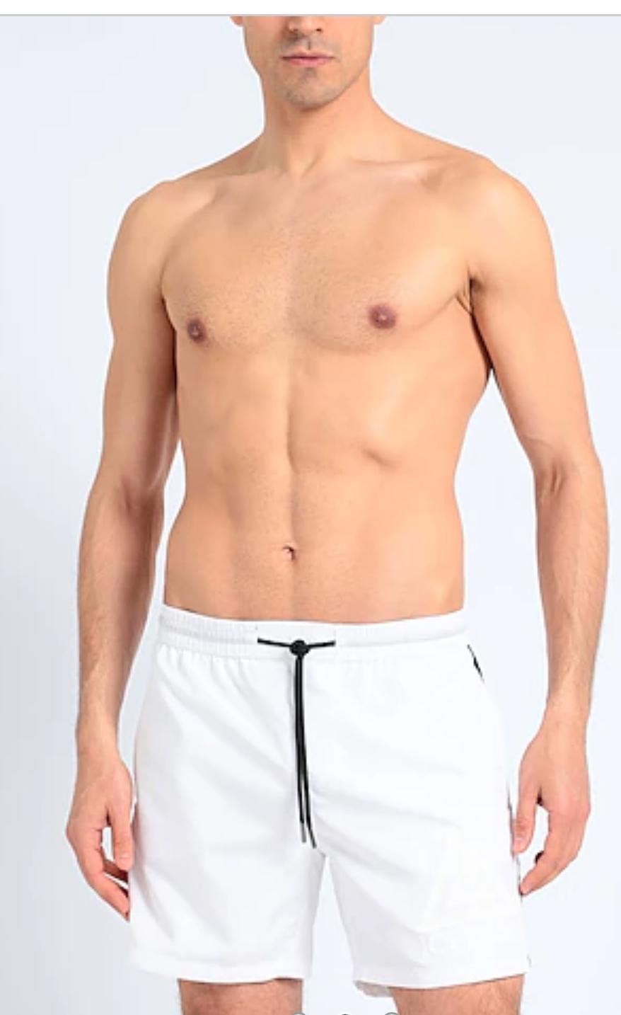 “ICEBERG” BEACHWEAR  COSTUME Boxer Mare Uomo Triangle  White/Bianco