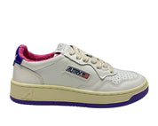 SNEAKERS DONNA “AUTRY” MEDALIST  AULW BB55 PELLE BIANCO/VIOLA
