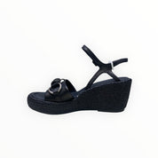 Sandali  Zeppa Donna “BRUNO PREMI” BH3004X Nappa Nero