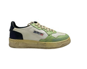 SNEAKERS DONNA “AUTRY” MEDALIST VINTAGE AVLW  PELLE BIANCO/VERDE/BLU