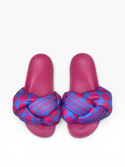 Sandali Ciabatte Donna "LOVE MOSCHINO" JA28272G0IIW065A Sabotd Pool 25 Foulard Lilla/Fuxia