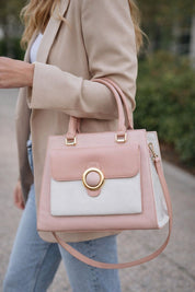 BORSA DONNA “MENBUR” 85627 0097 ROSA/AVORIO