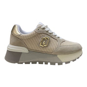SNEAKERS DONNA “LIU JO” AMAZING 25 S1803 SUEDE/MESH BEIGE
