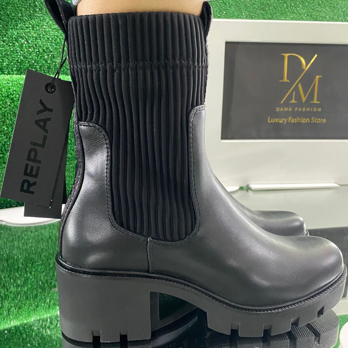 Stivaletto Donna “REPLAY” RN680004S  Autunno/Inverno 2024/25  Nero