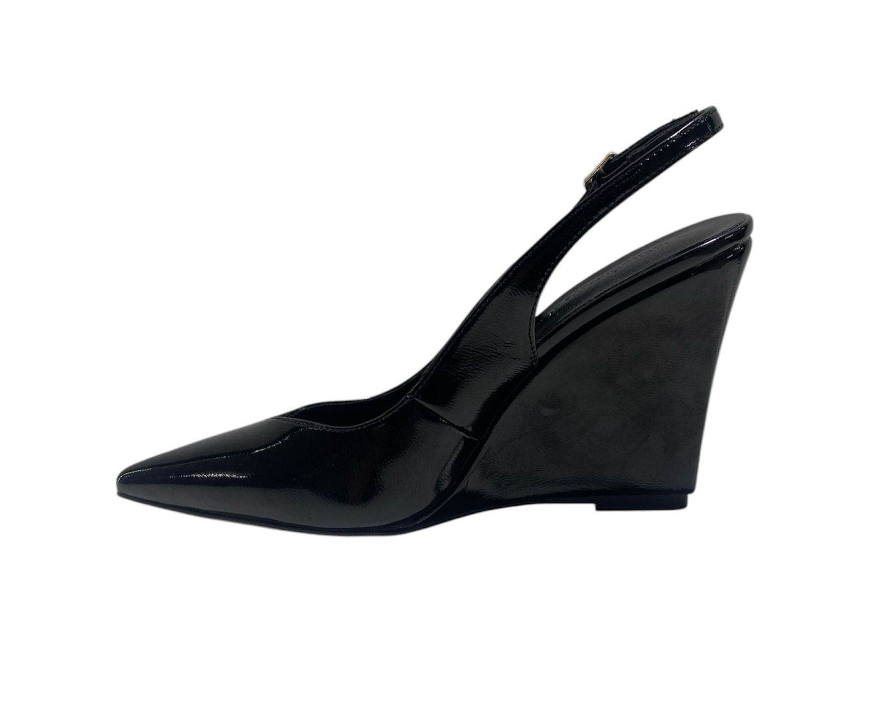DèCOLLETTè CHANEL ZEPPA DONNA “MANUFACTURE D'ESSAI” MM70 PRIMAVERA ESTATE 2025 VERNICE NERO
