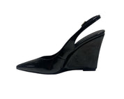 DèCOLLETTè CHANEL ZEPPA DONNA “MANUFACTURE D'ESSAI” MM70 VERNICE NERO