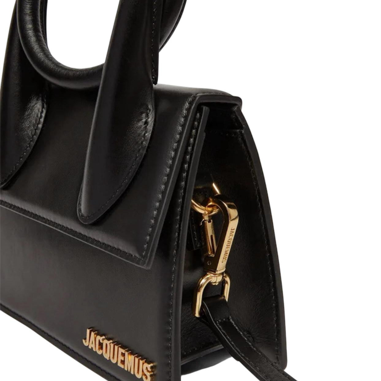 BORSA DONNA “JACQUEMUS” IL CHIQUITO CON NODO  PRIMAVERA ESTATE 2025 NERO