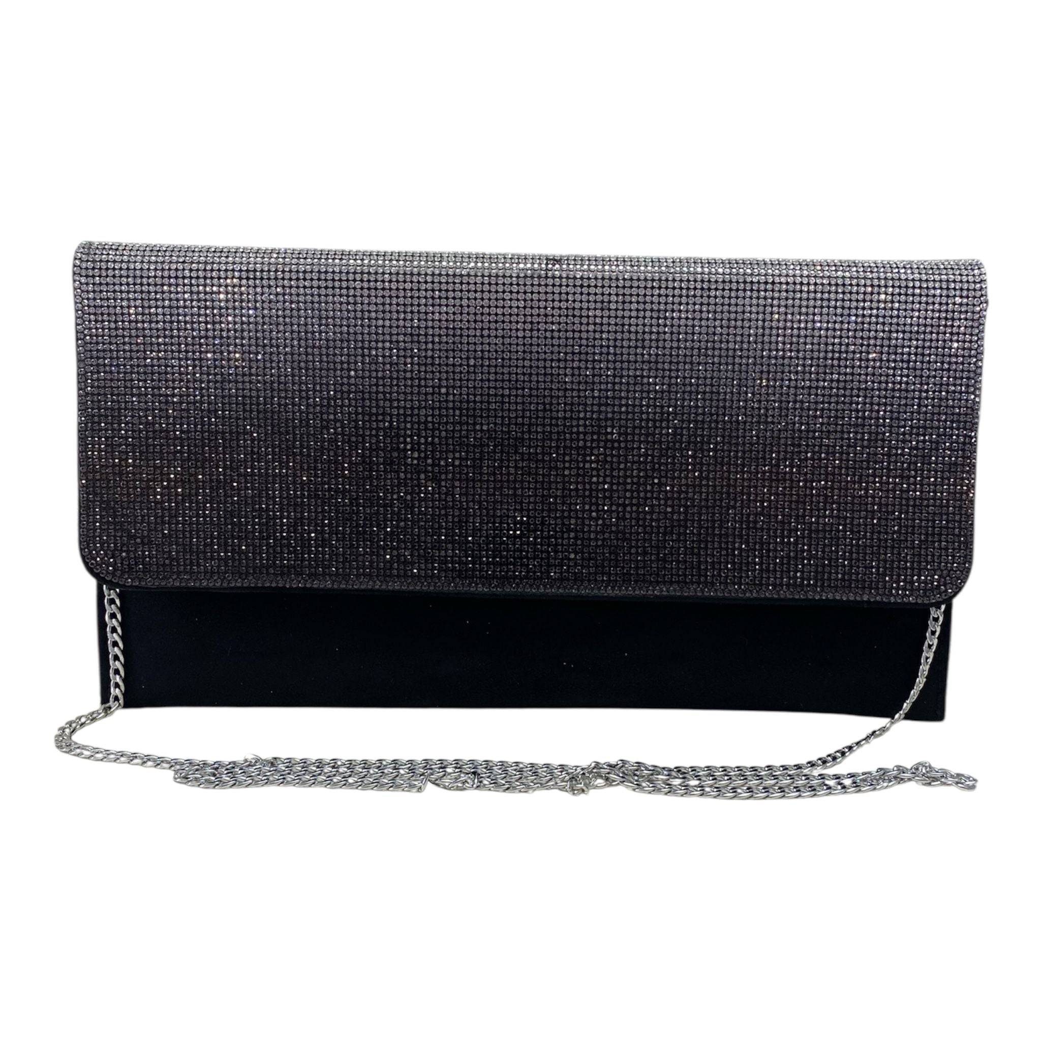 BORSA DONNA “MENBUR” Clutch 85578 0001 STRASS NERO