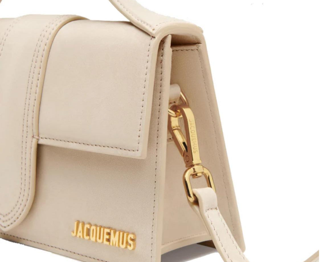 BORSA DONNA “JACQUEMUS” LE GRAND BAMBINO PRIMAVERA ESTATE 2025 DARK BEIGE