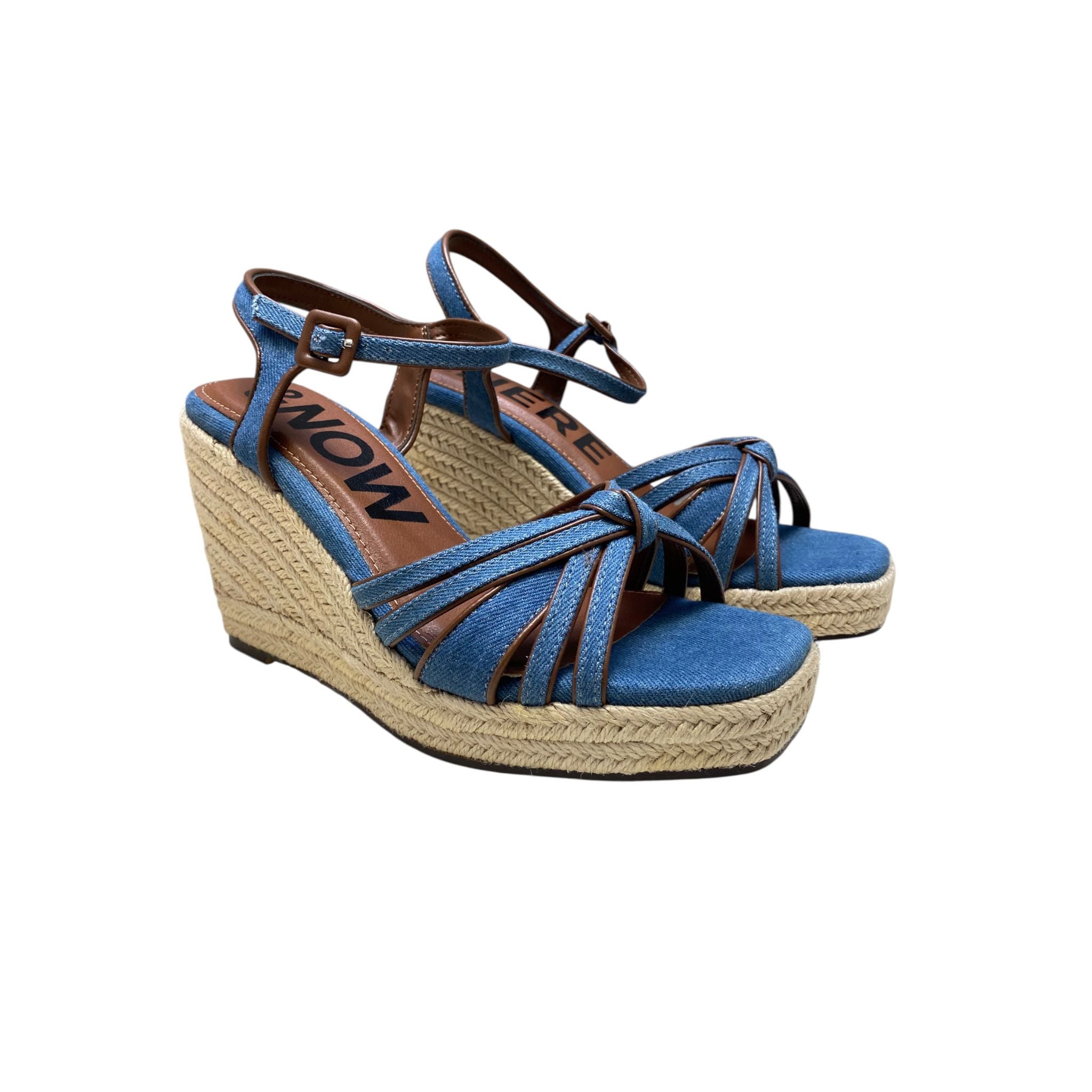 Sandali Zeppa Donna "MENBUR" 24970 0051 Denim