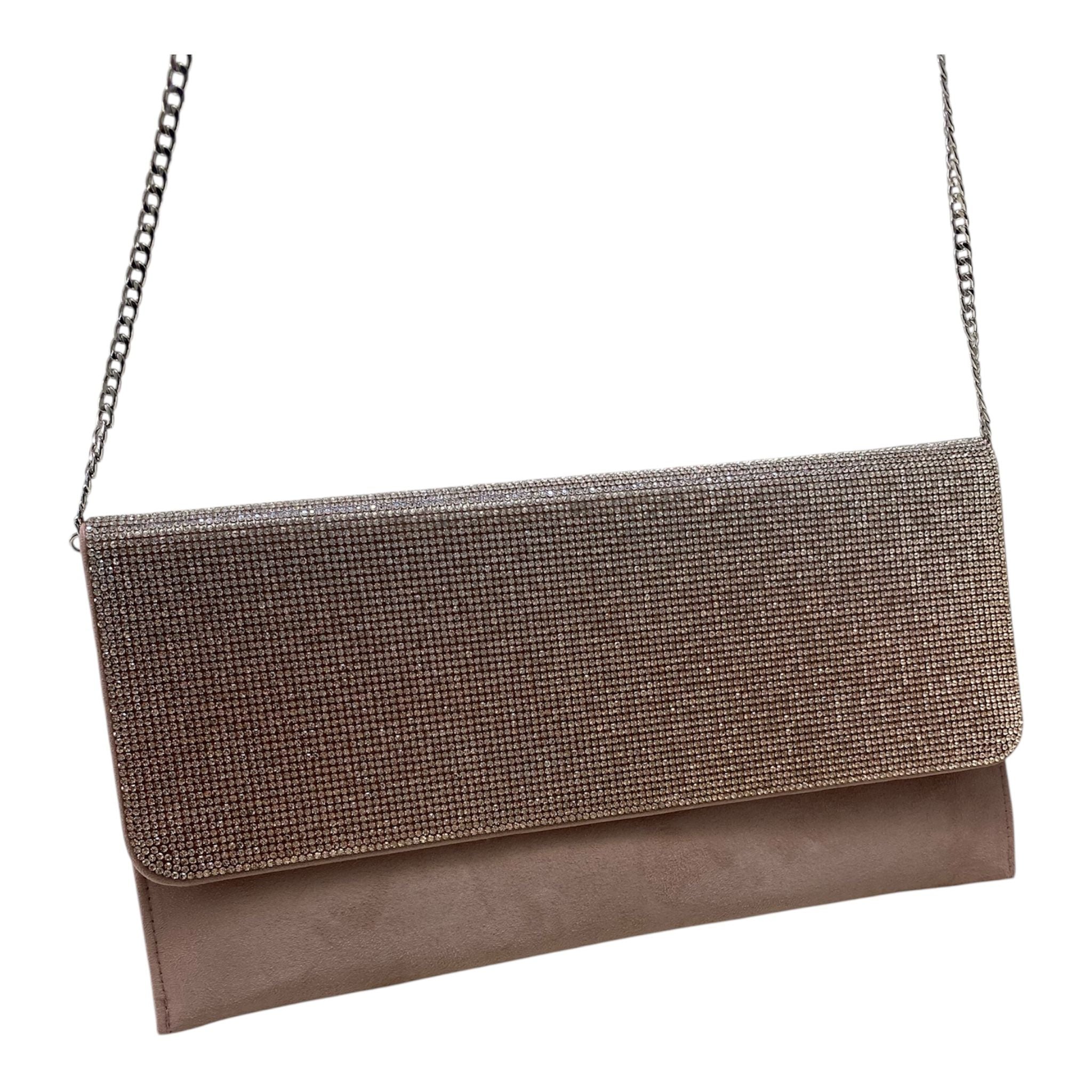 BORSA DONNA “MENBUR” Clutch 85578 0097 STRASS ROSA