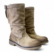 Stivaletti Donna “Bikkembergs” 19002/CP Pelle Beige/Avena