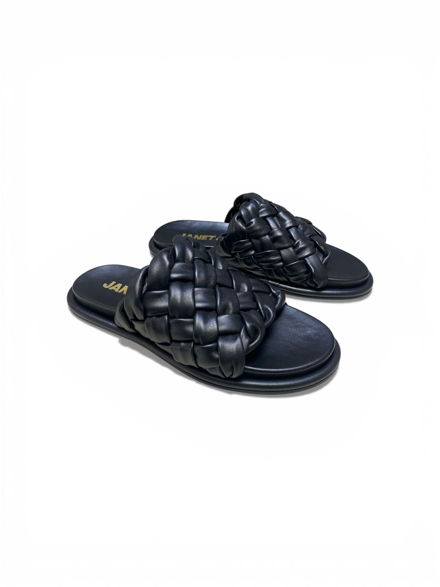 Sandali Donna "JANET & JANET" J-163 JADE Vera Pelle Nero