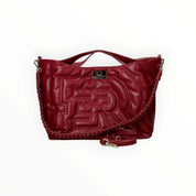 BORSA DONNA “ERMANNO SCERVINO FIRENZE” TOTE BAG LARGE RACHELE  BORDEAUX