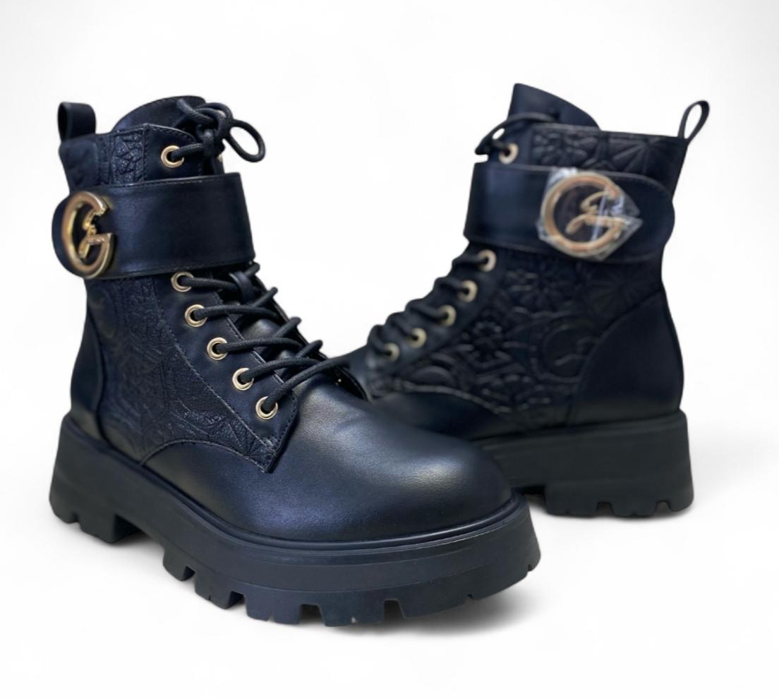 Anfibi Donna “GATTINONI ROMA ”  Leroy WFR000 Nero