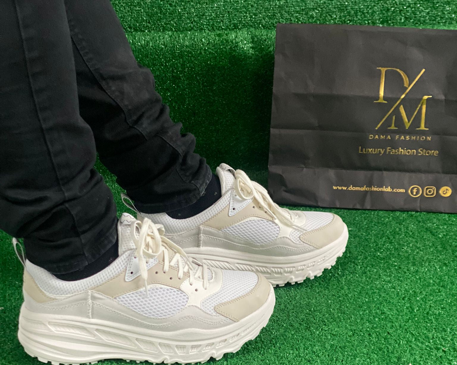 SNEAKERS UOMO "UGG" CA805 MESH BIANCO