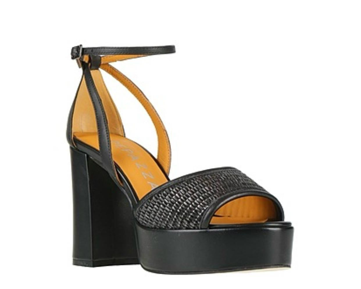 SANDALI DONNA “APEPAZZA ” HOPE PRIMAVERA ESTATE 2025 PELLE NERO