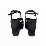 Sandali Zeppa Donna “BRACCIALINI” BB90 Nero