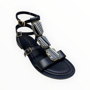 Sandali Donna “APEPAZZA” FABIANA S5FLAT09/SQU Nero