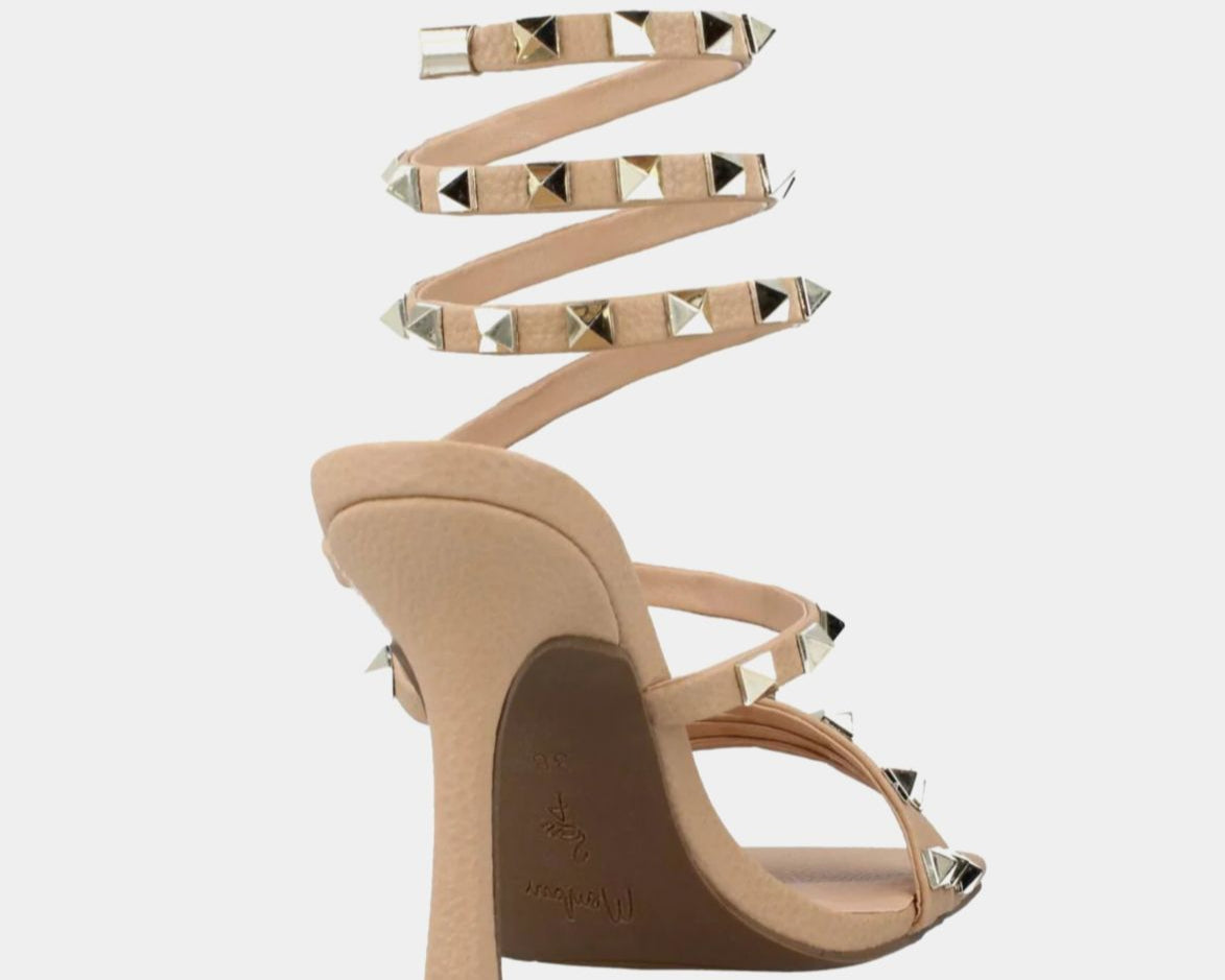 SANDALI BORCHIATI DONNA “MENBUR” 23791 CAMEL  PRIMAVERA/ESTATE 2025