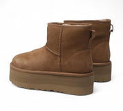 Stivaletti Donna "UGG" Classic Mini Platform Chestnut