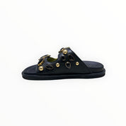Sandali Ciabatte  Donna “APEPAZZA” FIORE S5FUSS04/STO  Nero