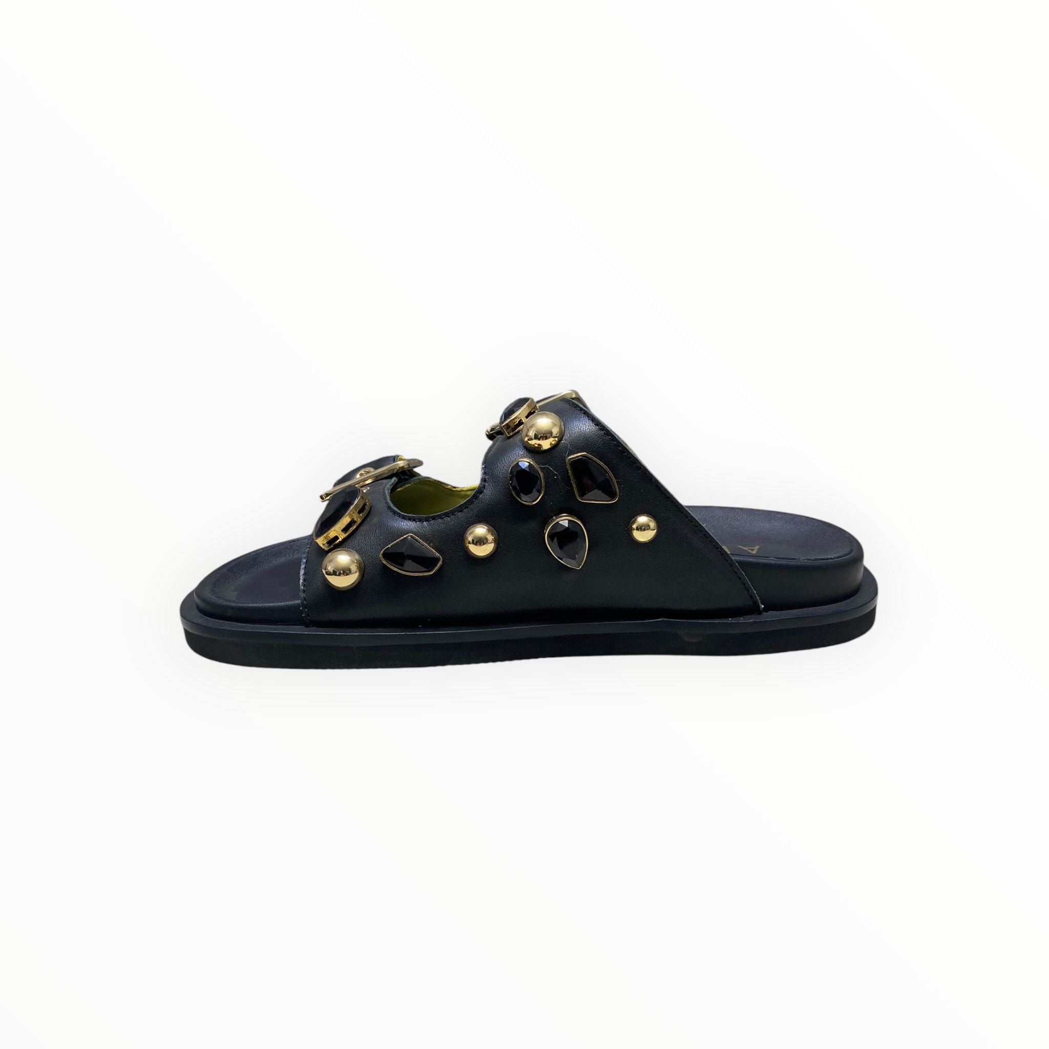 Sandali Ciabatte  Donna “APEPAZZA” FIORE S5FUSS04/STO  Nero