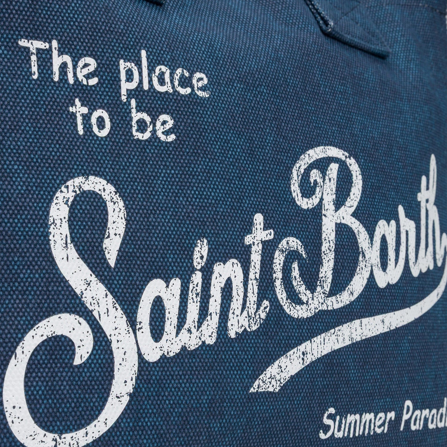 BORSA DONNA “MC2 SAINT BARTH ” COLETTE INDIGO PRIMAVERA ESTATE 2025 BLU SCURO