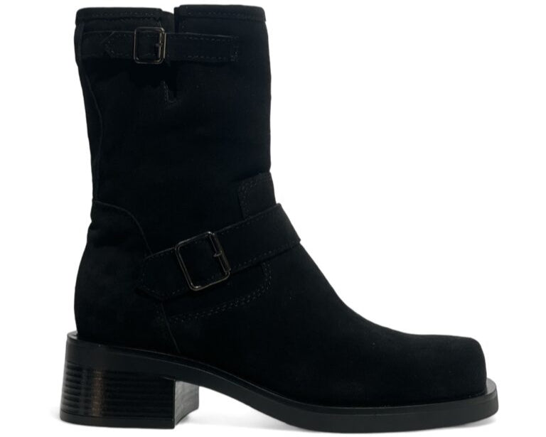 Tronchetti Vaquero Donna “GR8” Naomi 1 Collezione Autunno/Inverno 2024/2025 Camoscio Velour  – Nero