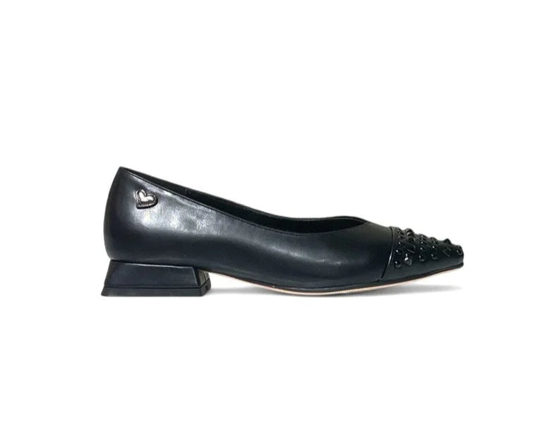 Ballerina Borchie Donna “Braccialini” N21A   Nero