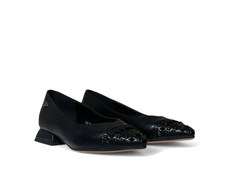 Ballerina Borchie Donna “Braccialini” N21A   Nero