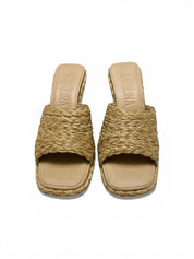 Sandali Donna “ANTOLINA” AN13022.003 Rafia Pergamena Nude