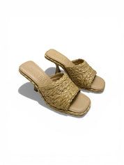 Sandali Donna “ANTOLINA” AN13022.003 Rafia Pergamena Nude