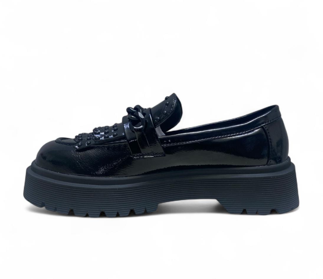 Mocassini Donna “Braccialini” L73 Vernice Nero