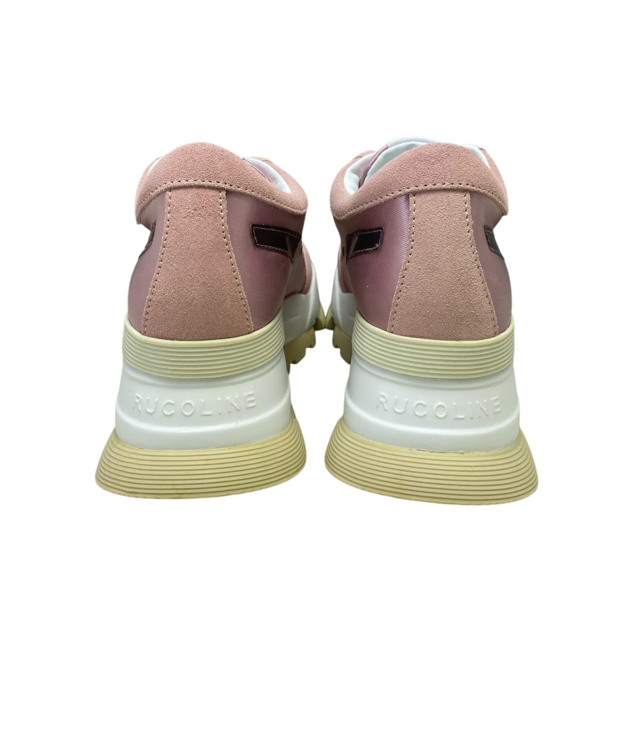 Sneakers Donna "RUCOLINE" AKI 317 Suede  Rosa