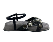 SANDALI DONNA “PREGUNTA ” 001 PRIMAVERA ESTATE 2025 NERO