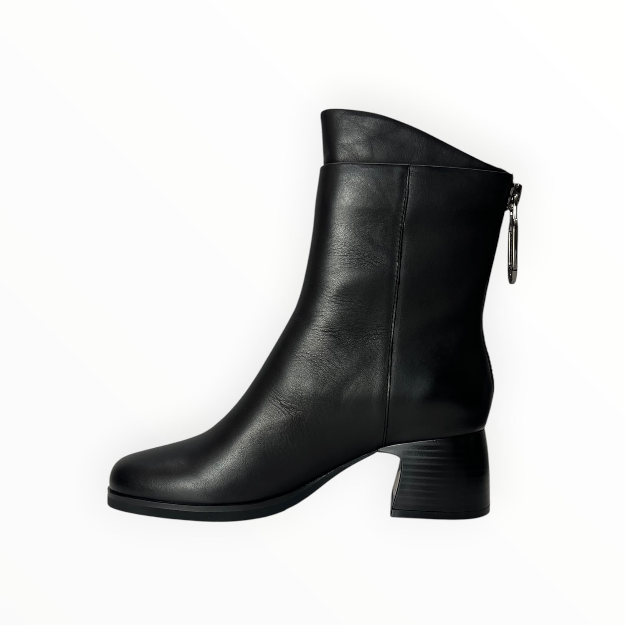 Stivaletti Donna “ELVIO ZAN" EA0701X Pelle Nero