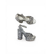 Sandali Donna “ANTOLINA” BARBARA.001 Bianco/Nero