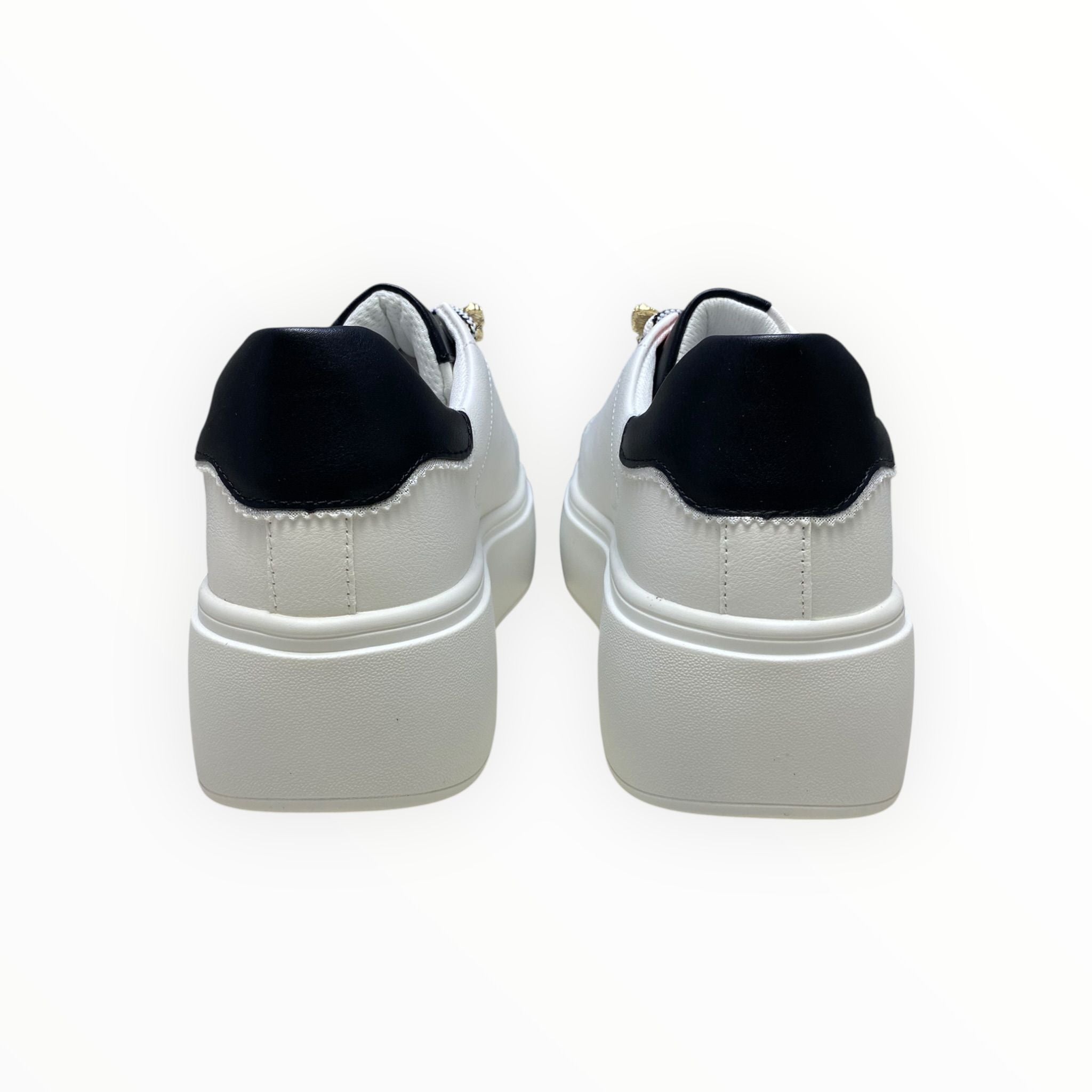Sneakers Donna “BRACCIALINI” BA136 Bianco/Nero