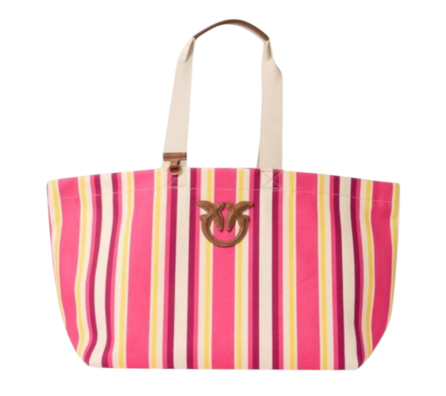 BORSA DONNA  “PINKO ” SHOPPING BAG EXTRA L Q58Q CANVAS MULTI