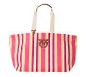 BORSA DONNA  “PINKO ” SHOPPING BAG EXTRA L Q58Q CANVAS MULTI