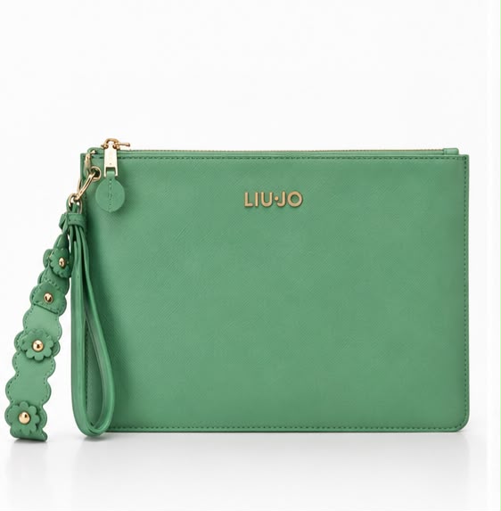 BORSA POCHETTE  DONNA “LIU JO” AA309 E0087 ECS M ENVELOPE VERDE SMERALDO