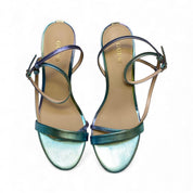 SANDALI DONNA “GUESS” FL5KADLEM03 Pelle Metallic Multi