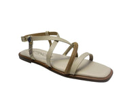 SANDALI CIABATTE DONNA “GATTINONI CIRCUS” HANNA16 PRIMAVERA ESTATE 2025 VERA PELLE BEIGE