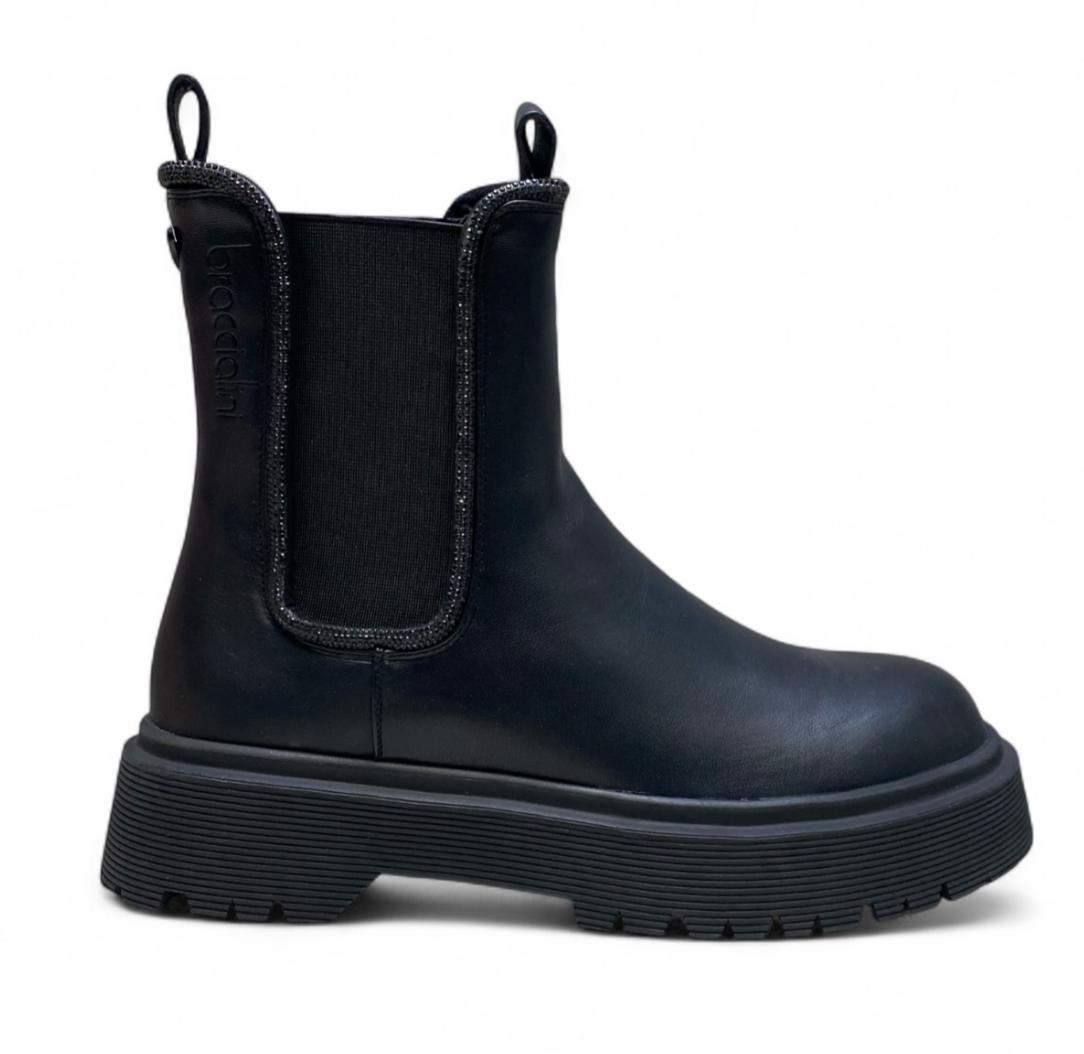 Stivaletti Beatles Donna “BRACCIALINI” L71 Nero