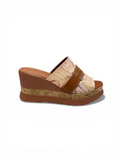 Sandali Zeppa  Donna“ALV BY ALVIERO MARTINI” ALVSDO155 PASSPORT CuoioTan