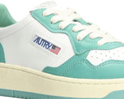 SNEAKERS DONNA “AUTRY” MEDALIST AULW WB20 PELLE BIANCO/TURCHESE