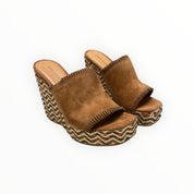 Sandali Zeppa Donna “PREGUNTA”2319508 001 Brasile/Cuoio