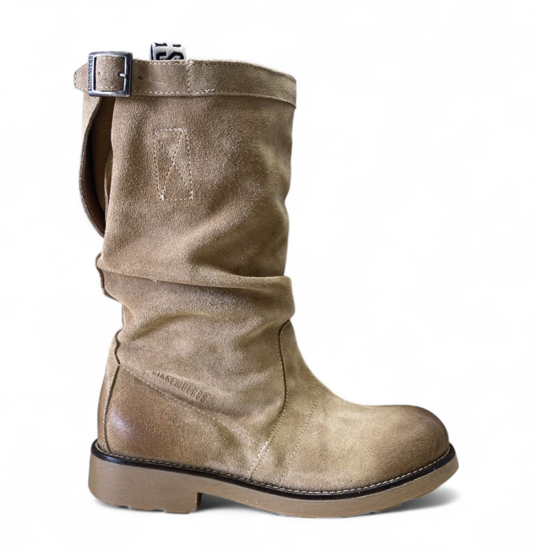 Stivaletti Donna “Bikkembergs” 19002/CP Pelle Beige/Avena