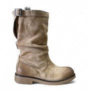Stivaletti Donna “Bikkembergs” 19002/CP Pelle Beige/Avena